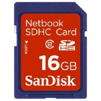 Sandisk Netbook SDHC Memory Card 16GB (SDSDNT-016G-E11)